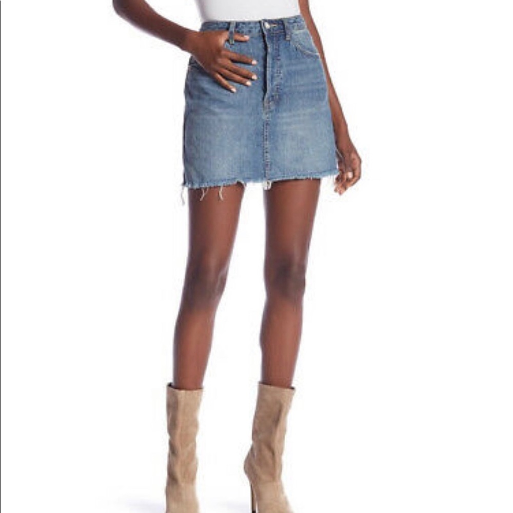 Free People Denim Skirt